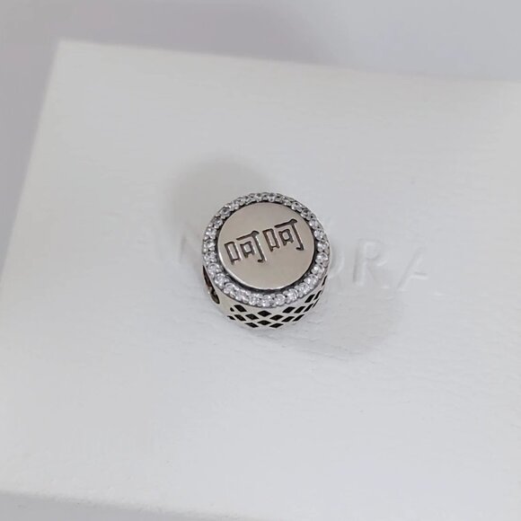 Pandora Smile Bead Charm Speechless Resignedly “ He He ” Pendant S925 Silver - Picture 2 of 5